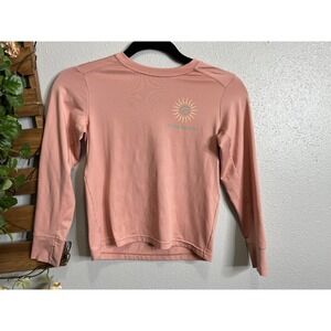 Patagonia Shirt Womens XS Capilene Silkweight Long Sleeve Save Our Planet dolphi